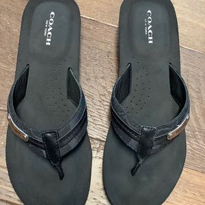 Coach wedge sandals